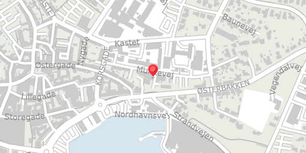 Trafikstøjkort på Farverstræde 2, 7700 Thisted
