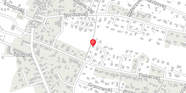 Trafikstøjkort på Fiskervej 37, 7700 Thisted
