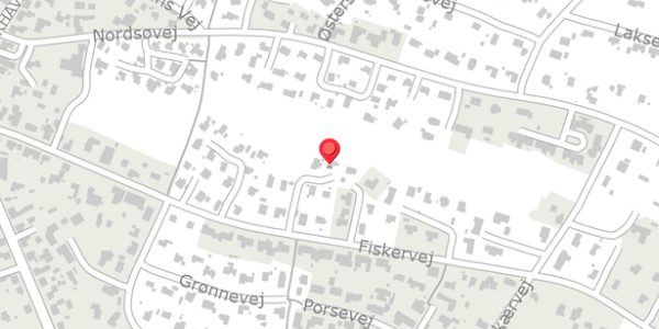 Trafikstøjkort på Fiskervej 67, 7700 Thisted