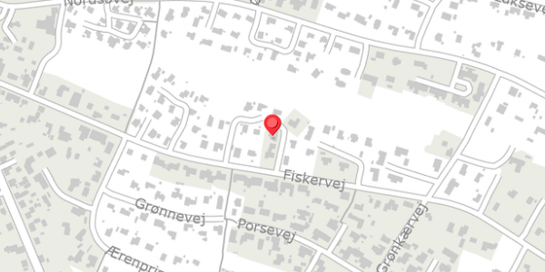 Trafikstøjkort på Fiskervej 79, 7700 Thisted
