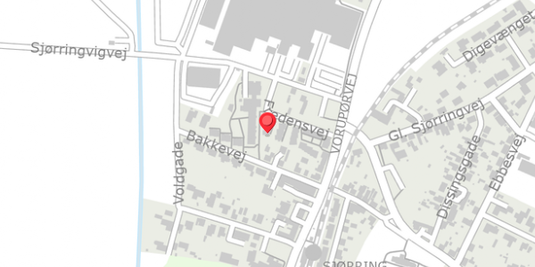 Trafikstøjkort på Fredensvej 13, 7700 Thisted