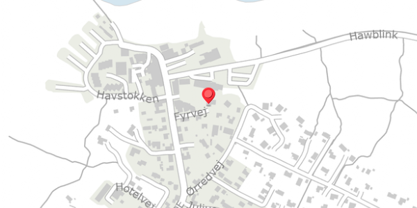 Trafikstøjkort på Fyrvej 1, . , 7700 Thisted