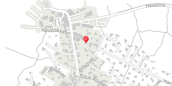 Trafikstøjkort på Fyrvej 4, 7700 Thisted