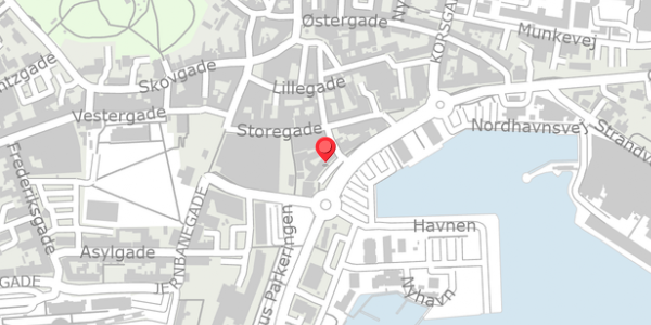 Trafikstøjkort på Gryde Torv 20, . , 7700 Thisted