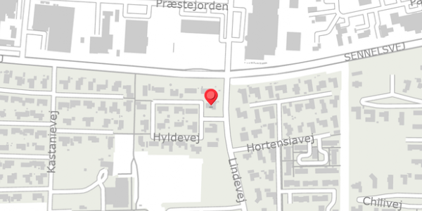 Trafikstøjkort på Hyldevej 2, 7700 Thisted