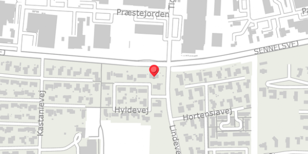 Trafikstøjkort på Hyldevej 4, 7700 Thisted