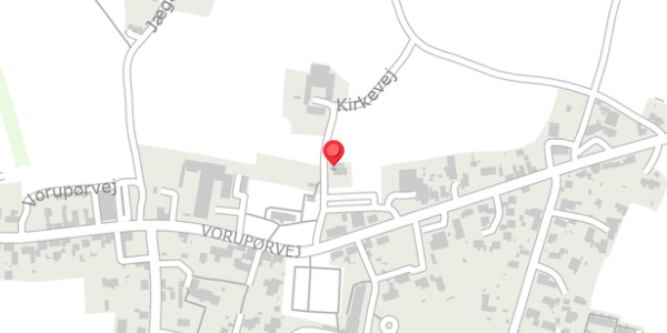 Trafikstøjkort på Kirkevej 3, 7700 Thisted