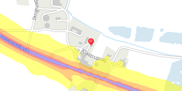 Trafikstøjkort på Klastrupvej 6, . , 7700 Thisted
