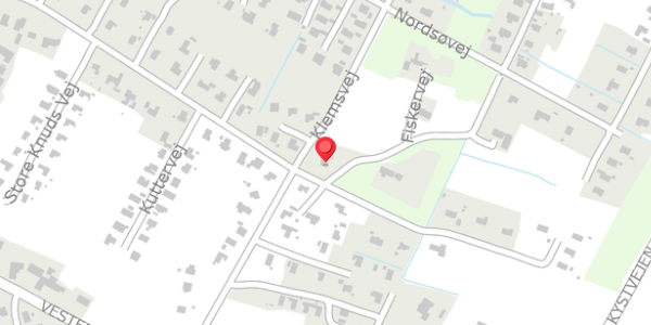 Trafikstøjkort på Klemsvej 46, 7700 Thisted