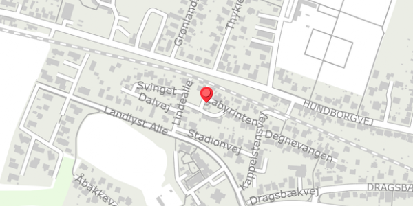 Trafikstøjkort på Labyrinten 16, . , 7700 Thisted