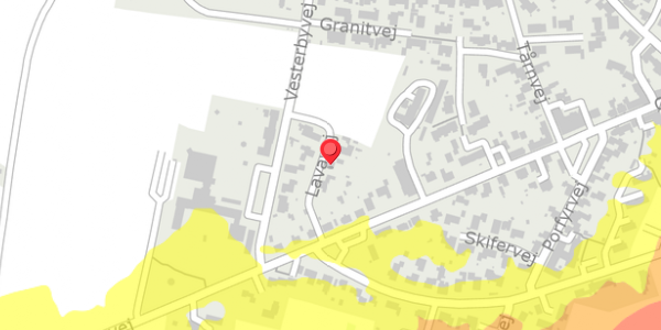 Trafikstøjkort på Lavavej 4, . , 7700 Thisted