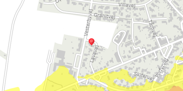 Trafikstøjkort på Lavavej 7, . , 7700 Thisted