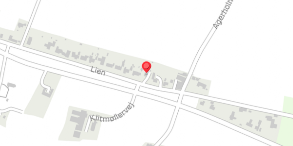 Trafikstøjkort på Lien 18, 7700 Thisted