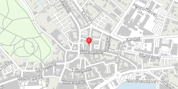 Trafikstøjkort på Markstræde 3, . 628, 7700 Thisted