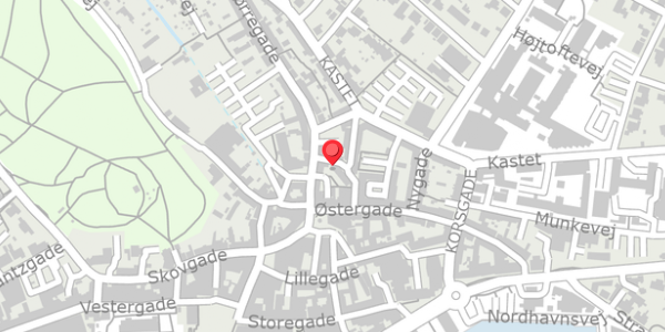 Trafikstøjkort på Markstræde 13, . 633, 7700 Thisted