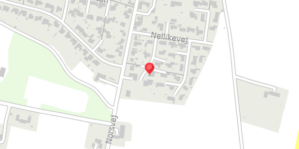 Trafikstøjkort på Nellikevej 20, 7700 Thisted