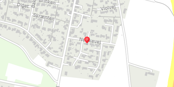 Trafikstøjkort på Nellikevej 30, 7700 Thisted