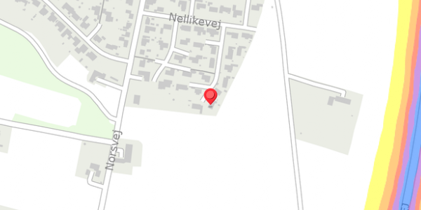 Trafikstøjkort på Nellikevej 52, . , 7700 Thisted