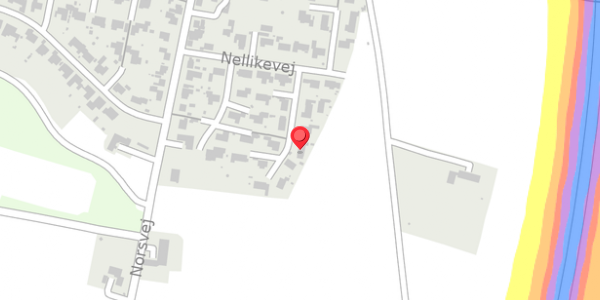 Trafikstøjkort på Nellikevej 56, . , 7700 Thisted