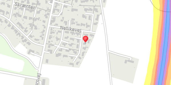 Trafikstøjkort på Nellikevej 60, . , 7700 Thisted