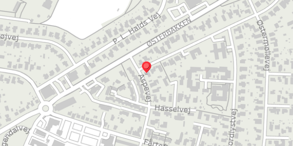 Trafikstøjkort på Platanvej 2, 7700 Thisted