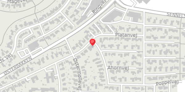 Trafikstøjkort på Platanvej 46, 7700 Thisted
