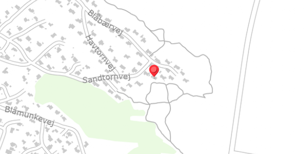 Trafikstøjkort på Sandtornvej 50, . , 7700 Thisted