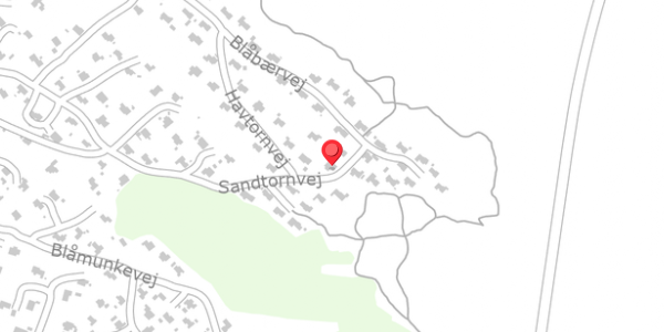 Trafikstøjkort på Sandtornvej 59, . , 7700 Thisted