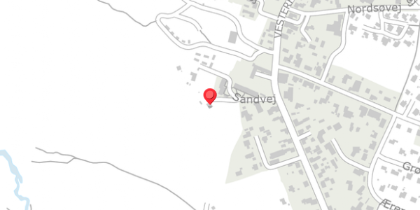Trafikstøjkort på Sandvej 1, 7700 Thisted
