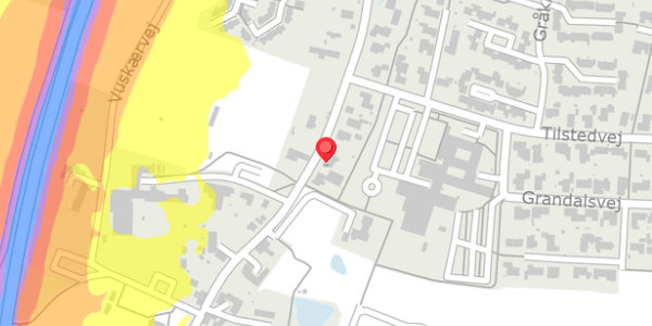 Trafikstøjkort på Silstrupvej 38, . , 7700 Thisted