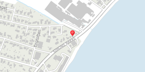 Trafikstøjkort på Simons Bakke 56, 7700 Thisted