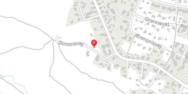 Trafikstøjkort på Simonsvej 2, 7700 Thisted