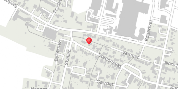 Trafikstøjkort på Stationsvej 24, . , 7700 Thisted