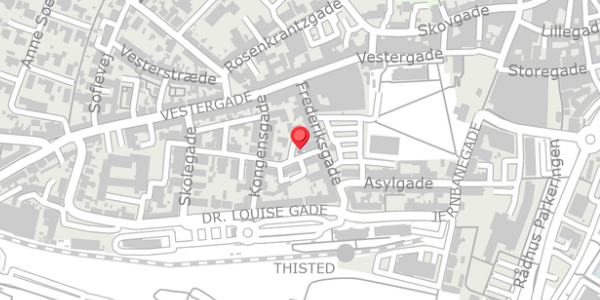 Trafikstøjkort på Thorsgade 2C, 7700 Thisted