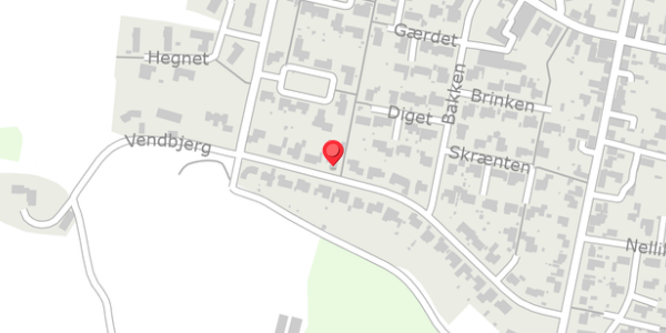 Trafikstøjkort på Vendbjerg 22, 7700 Thisted