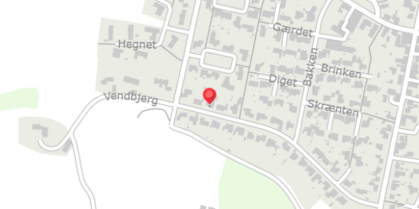 Trafikstøjkort på Vendbjerg 26, 7700 Thisted