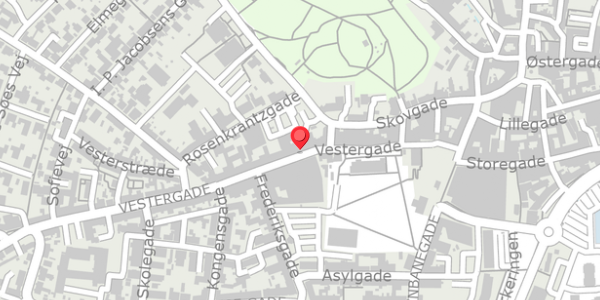 Trafikstøjkort på Vestergade 22A, . , 7700 Thisted