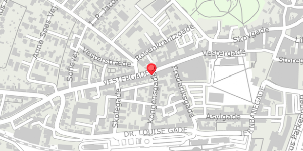 Trafikstøjkort på Vestergade 27, 7700 Thisted