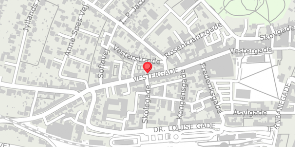 Trafikstøjkort på Vestergade 58, . , 7700 Thisted