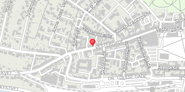 Trafikstøjkort på Vestergade 66, . , 7700 Thisted