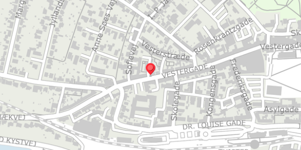 Trafikstøjkort på Vestergade 70, . , 7700 Thisted