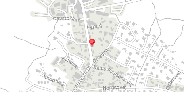 Trafikstøjkort på Vesterhavsgade 148, . , 7700 Thisted