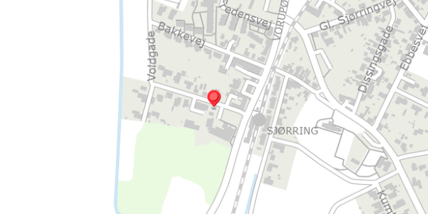 Trafikstøjkort på Voldgade 3, 7700 Thisted