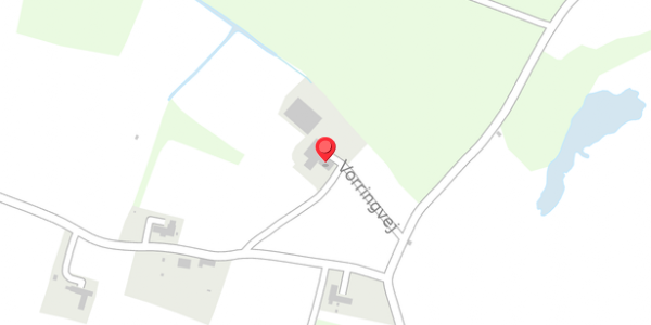 Trafikstøjkort på Vorringvej 20, 7700 Thisted