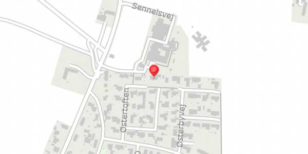 Trafikstøjkort på Østertoften 22, 7700 Thisted