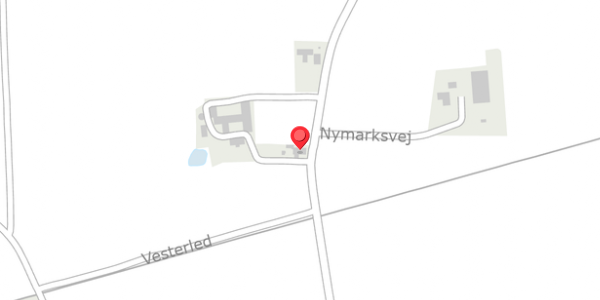 Trafikstøjkort på Nymarksvej 21, 8830 Tjele