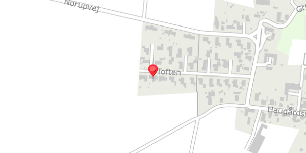 Trafikstøjkort på Toften 21, 8830 Tjele