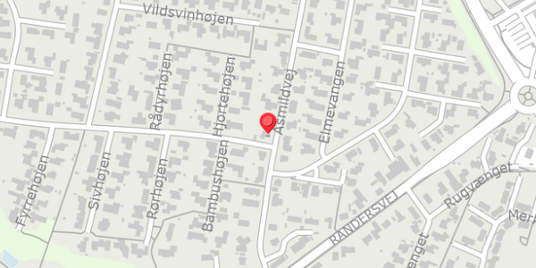 Trafikstøjkort på Asmildvej 9, . , 8800 Viborg