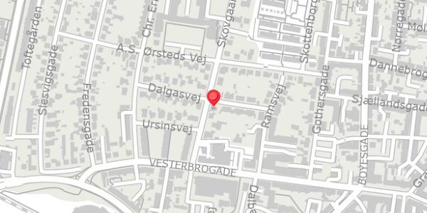 Trafikstøjkort på Dalgasvej 13, . , 8800 Viborg