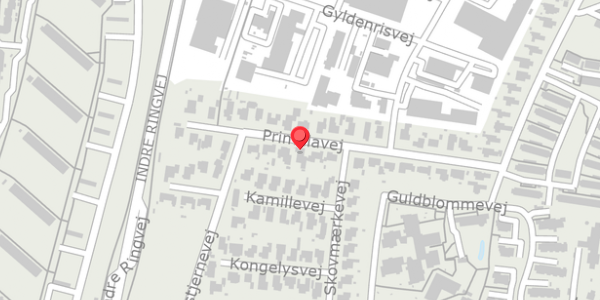 Trafikstøjkort på Primulavej 21, . , 8800 Viborg
